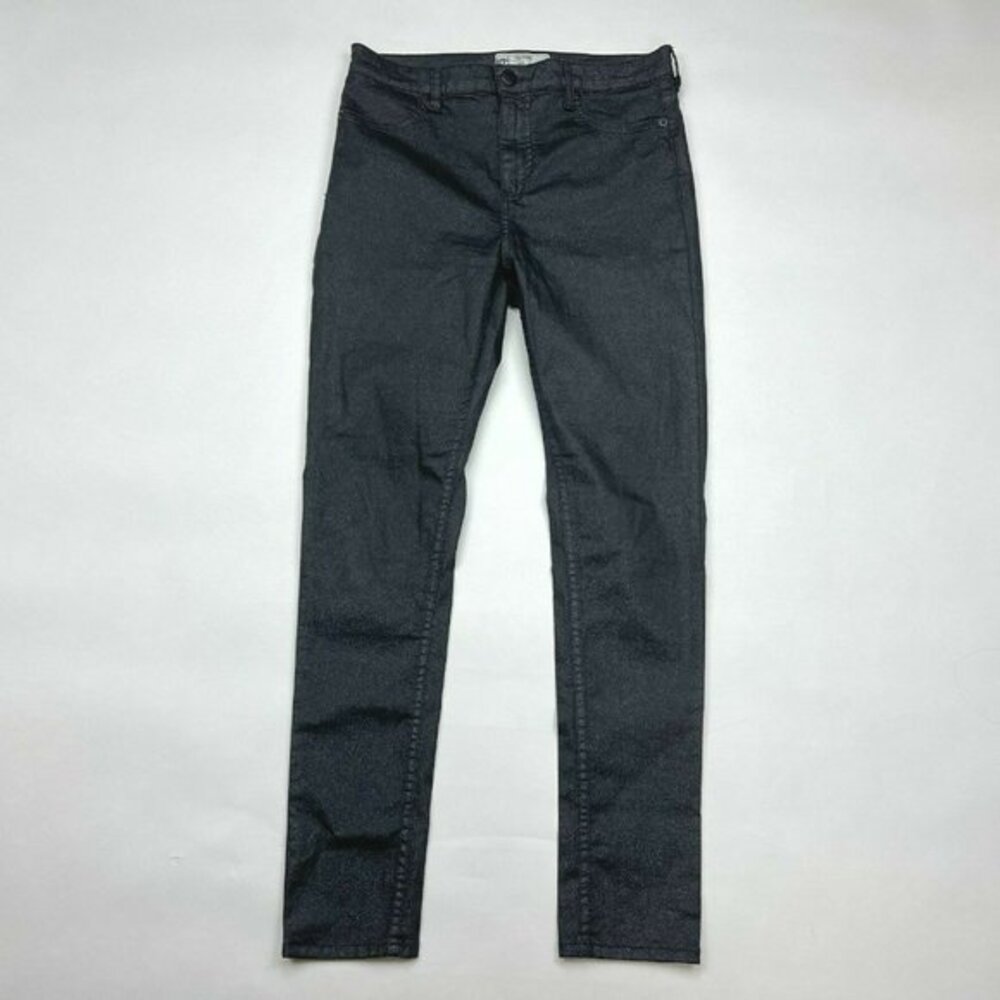 Free People Glitter Skinny Pants‎ Stretch Pockets